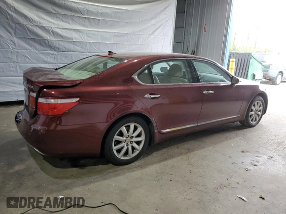2007 Lexus LS 460 L с VIN JTHGL46F775008813, выставлен на аукционе Copart как лот 57063195 с пробегом 142 957 миль миль и Списание • Salvage title. История ставок и продаж доступна на DreamBid. Изображение 3.