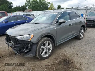 2021 Audi Q3 S line Premium with VIN WA1DECF34M1029033, listed as a Copart auction lot 65147115 with 54,784 mi miles and Clean title. Bid and sale history available at DreamBid. Image 1.