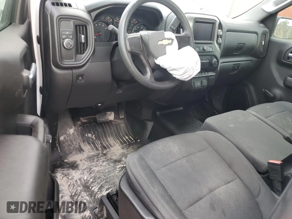 2021 Chevrolet Silverado 1500 Work Truck with VIN 3GCNWAEH7MG172990, listed as a Copart auction lot 41443265 with 27,921 mi miles and Non Repairable. Bid and sale history available at carsss.com. Image 8.