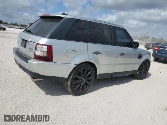 2008 Land Rover Range Rover Sport SC with VIN SALSH23428A159922, listed as a Copart auction lot 45232415 with 195,220 mi miles and Clean Title. Bid and sale history available at carsss.com. Image 3.