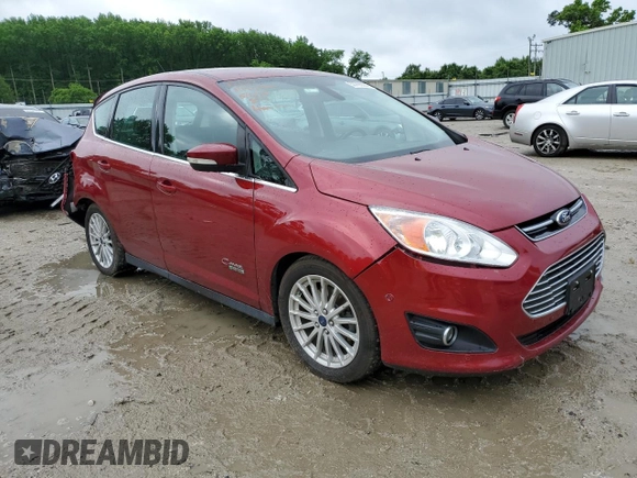 2013 Ford C-Max Energi SEL with VIN 1FADP5CU3DL522348, listed as a Copart auction lot 57094134 with 77,690 mi miles and Salvage Title. Bid and sale history available at carsss.com. Image 4.