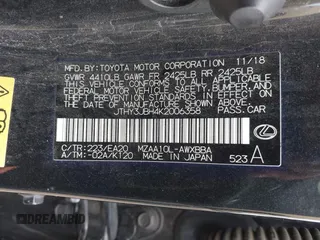 2019 Lexus UX 200 z VIN JTHY3JBH4K2006358, wystawiony jako IAAI lot #41541846 z przebiegiem 120 809 mil mil oraz . Historia ofert i sprzedaży dostępna na DreamBid. Obrazek 9.