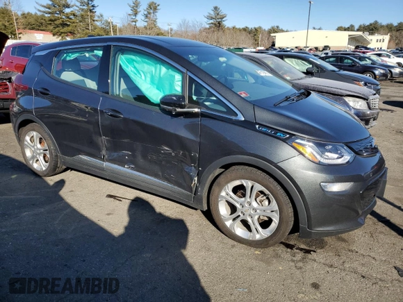 2021 Chevrolet Bolt EV LT with VIN 1G1FY6S06M4114014, listed as a Copart auction lot 47519985 with 46,545 mi miles and Non repairable. Bid and sale history available at DreamBid. Image 4.
