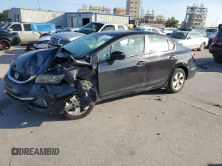 2015 Honda Civic LX with VIN 2HGFB2F53FH565660, listed as a Copart auction lot 58421275 with Not provided miles and Salvage title. Bid and sale history available at DreamBid. Image 1.