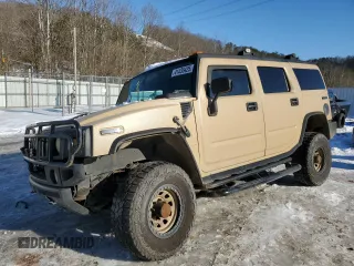 2004 Hummer H2 with VIN 5GRGN23UX4H119707, listed as a Copart auction lot 41435425 with 194,040 mi miles and Salvage Title. Bid and sale history available at carsss.com. Image 1.