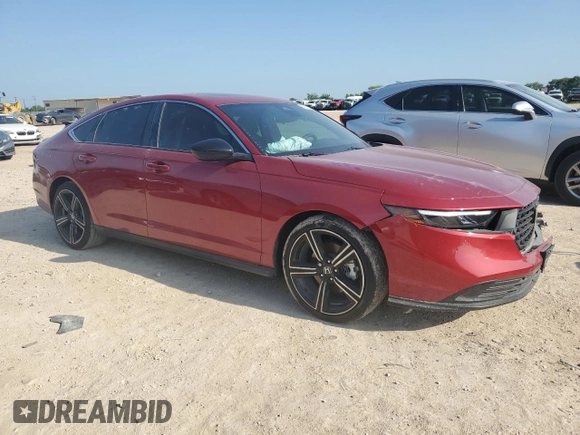 2024 Honda Accord Sport с VIN 1HGCY2F53RA079130, выставлен на аукционе Copart как лот 56215535 с пробегом 3 248 миль миль и Списание • Salvage title. История ставок и продаж доступна на DreamBid. Изображение 4.
