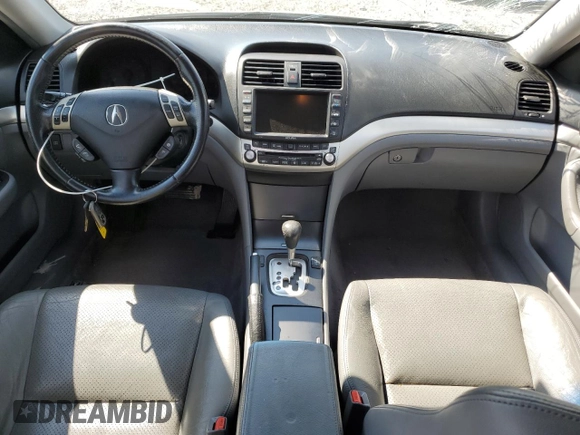 2006 Acura TSX Navi with VIN JH4CL96996C026519, listed as a Copart auction lot 63297675 with 159,219 mi miles and Salvage title. Bid and sale history available at DreamBid. Image 8.