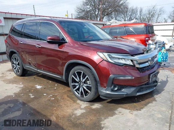 2019 Honda Pilot Touring 8-Passenger z VIN 5FNYF5H95KB009122, wystawiony jako IAAI lot #41573338 z przebiegiem 85 845 mil mil oraz . Historia ofert i sprzedaży dostępna na DreamBid. Obrazek 1.