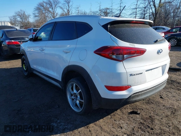 2017 Hyundai Tucson SE with VIN KM8J3CA46HU376457, listed as a IAAI auction lot 41680650 with 122,349 mi miles. Bid and sale history available at carsss.com. Image 3.