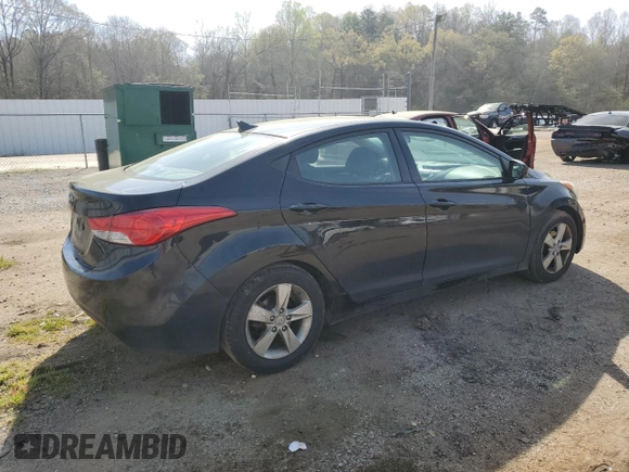 2013 Hyundai Elantra GLS z VIN 5NPDH4AE6DH384354, wystawiony jako Copart lot #50653675 z przebiegiem 165 375 mil mil oraz Szkody całkowita. Historia ofert i sprzedaży dostępna na DreamBid. Obrazek 3.