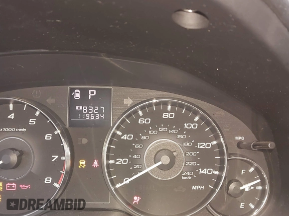 2012 Subaru Outback Limited with VIN 4S4BRBJC3C3249426, listed as a IAAI auction lot 41236657 with 119,634 mi miles and . Bid and sale history available at DreamBid. Image 15.