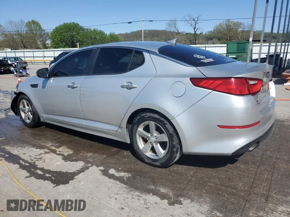 2014 Kia Optima LX with VIN 5XXGM4A75EG299240, listed as a Copart auction lot 52168545 with 140,196 mi miles and Salvage Title. Bid and sale history available at carsss.com. Image 2.