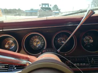 1967 Ford Thunderbird с VIN 7Y81Z140868, выставлен на аукционе Copart как лот 48182305 с пробегом 56 543 миль миль и Списание • Salvage title. История ставок и продаж доступна на DreamBid. Изображение 9.