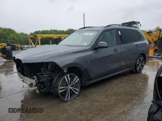 2022 BMW X7 xDrive40i z VIN 5UXCW2C09N9M04502, wystawiony jako Copart lot #57499175 z przebiegiem 83 116 mil mil oraz Szkoda całkowita • Salvage title. Historia ofert i sprzedaży dostępna na DreamBid. Obrazek 1.