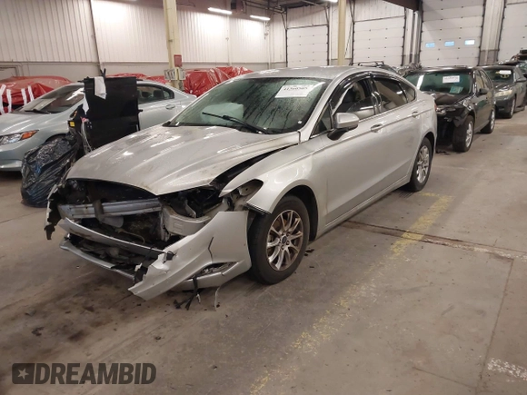 2017 Ford Fusion S with VIN 3FA6P0G79HR186602, listed as a IAAI auction lot 41360505 with Not Provided miles. Bid and sale history available at carsss.com. Image 2.