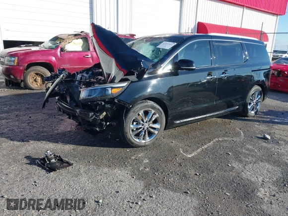 2016 Kia Sedona SX-L with VIN KNDME5C15G6176053, listed as a IAAI auction lot 41213512 with 137,299 mi miles. Bid and sale history available at carsss.com. Image 16.