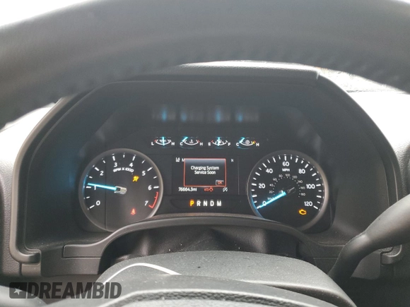 2020 Ford Expedition XL with VIN 1FMJU1GTXLEA78111, listed as a Copart auction lot 58079055 with 76,664 mi miles and Salvage title. Bid and sale history available at DreamBid. Image 9.