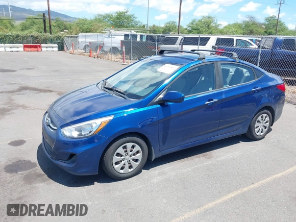 2016 Hyundai Accent SE with VIN KMHCT4AE7GU124626, listed as a IAAI auction lot 40242862 with 129,220 mi miles and . Bid and sale history available at DreamBid. Image 2.