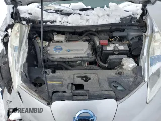 2011 Nissan LEAF SL-e with VIN JN1AZ0CP7BT006319, listed as a Copart auction lot 45422725 with 71,048 mi miles and Salvage Title. Bid and sale history available at carsss.com. Image 12.