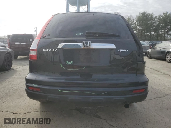 2010 Honda CR-V EX with VIN 5J6RE4H52AL084767, listed as a Copart auction lot 52511935 with 164,362 mi miles and Salvage Title. Bid and sale history available at carsss.com. Image 6.