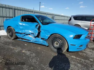 2014 Ford Mustang V6 with VIN 1ZVBP8AM4E5213836, listed as a Copart auction lot 52729605 with 110,438 mi miles and Salvage Title. Bid and sale history available at carsss.com. Image 4.