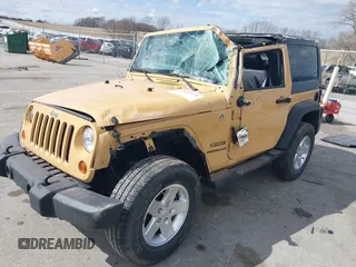 2013 Jeep Wrangler Sport with VIN 1C4AJWAG4DL617356, listed as a IAAI auction lot 41860570 with 30,331 mi miles and . Bid and sale history available at carsss.com. Image 2.