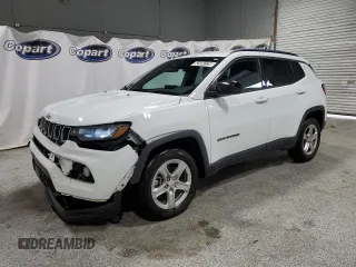 2023 Jeep Compass Latitude с VIN 3C4NJDBN4PT552987, выставлен на аукционе Copart как лот 62594125 с пробегом 68 241 миль миль и Чистый • Clean title. История ставок и продаж доступна на DreamBid. Изображение 1.