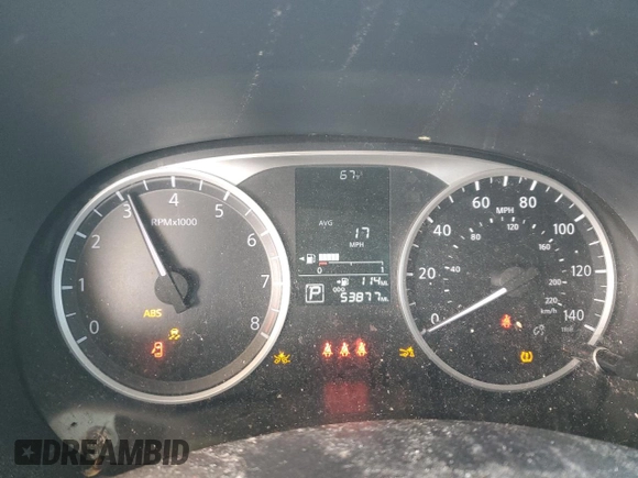 2023 Nissan Kicks S with VIN 3N1CP5BV7PL505032, listed as a Copart auction lot 52520275 with 53,877 mi miles and Salvage Title. Bid and sale history available at DreamBid. Image 9.