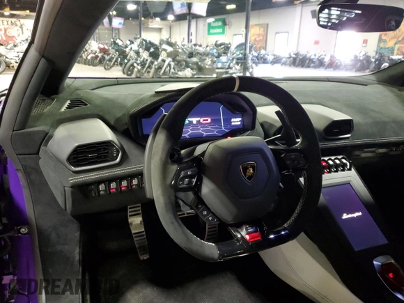 2023 Lamborghini Huracan z VIN ZHWUA6ZX7PLA21724, wystawiony jako Copart lot #78715274 z przebiegiem 1 203 mil mil oraz Szkoda całkowita • Salvage title. Historia ofert i sprzedaży dostępna na DreamBid. Obrazek 5.