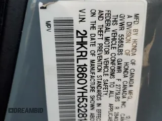 2000 Honda Odyssey EX with VIN 2HKRL1860YH532814, listed as a Copart auction lot 51780855 with 186,328 mi miles and Salvage Title. Bid and sale history available at DreamBid. Image 13.