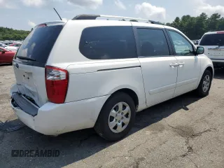2010 Kia Sedona LX with VIN KNDMG4C39A6344077, listed as a Copart auction lot 64367004 with 201,150 mi miles and Salvage Title. Bid and sale history available at carsss.com. Image 3.