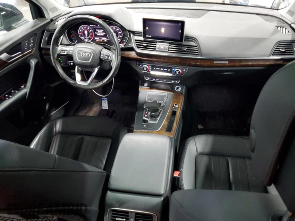 2018 Audi Q5 Premium Plus with VIN WA1BNAFY3J2006307, listed as a Copart auction lot 53312995 with 63,033 mi miles and Salvage Title. Bid and sale history available at DreamBid. Image 8.