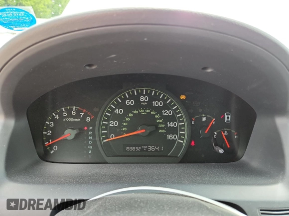 2005 Honda Accord LX with VIN 1HGCM56445A096369, listed as a Copart auction lot 62509155 with 193,832 mi miles and Clean title. Bid and sale history available at DreamBid. Image 9.