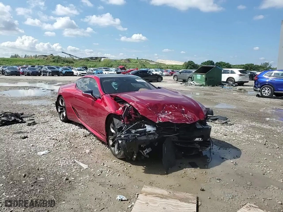 2024 Lexus LC with VIN JTHBY5AYXRA002606, listed as a Copart auction lot 74554254 with 8,439 mi miles and Salvage Title. Bid and sale history available at carsss.com. Image 11.