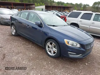 2015 Volvo S60 T5 Drive-E Premier with VIN YV140MFK8F1342634, listed as a IAAI auction lot 41857294 with 126,181 mi miles. Bid and sale history available at carsss.com. Image 1.