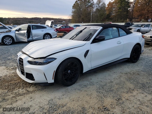 2022 BMW M4 Competition xDrive with VIN WBS33BA03NCK37773, listed as a Copart auction lot 81842564 with NaN miles and Salvage Title. Bid and sale history available at carsss.com. Image 1.