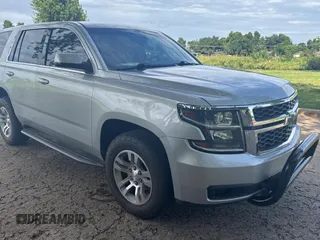 2020 Chevrolet Tahoe Commercial with VIN 1GNSKFKC6LR261122, listed as a Copart auction lot 63870645 with 113,959 mi miles and Clean title. Bid and sale history available at DreamBid. Image 1.