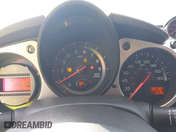 2018 Nissan 370Z Sport with VIN JN1AZ4EH5JM572503, listed as a IAAI auction lot 41925305 with 55,730 mi miles and . Bid and sale history available at DreamBid. Image 7.