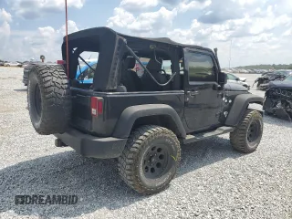 2016 Jeep Wrangler Sport with VIN 1C4AJWAG1GL145444, listed as a Copart auction lot 69222634 with 91,510 mi miles and Salvage Title. Bid and sale history available at carsss.com. Image 3.