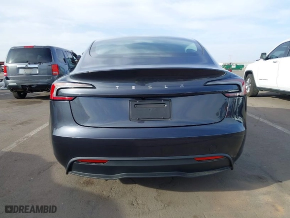 2025 Tesla Model 3 Long Range with VIN 5YJ3E1EA4SF914133, listed as a IAAI auction lot 41706994 with 1,932 mi miles. Bid and sale history available at carsss.com. Image 16.