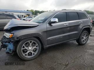 2021 Jeep Grand Cherokee Overland with VIN 1C4RJFCG2MC619526, listed as a Copart auction lot 58942485 with 40,701 mi miles and Salvage title. Bid and sale history available at DreamBid. Image 1.