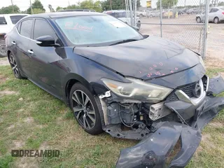 2017 Nissan Maxima SR with VIN 1N4AA6AP4HC445874, listed as a IAAI auction lot 41935325 with 154,238 mi miles and . Bid and sale history available at DreamBid. Image 1.