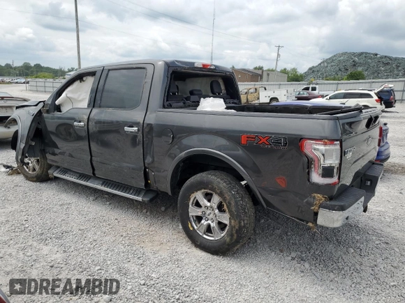 2015 Ford F-150 XLT with VIN 1FTEW1EFXFFC60791, listed as a Copart auction lot 58831015 with Not provided miles and Salvage title. Bid and sale history available at DreamBid. Image 2.