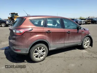 2018 Ford Escape S with VIN 1FMCU0F75JUC94927, listed as a Copart auction lot 52801365 with 81,683 mi miles and Salvage Title. Bid and sale history available at carsss.com. Image 3.