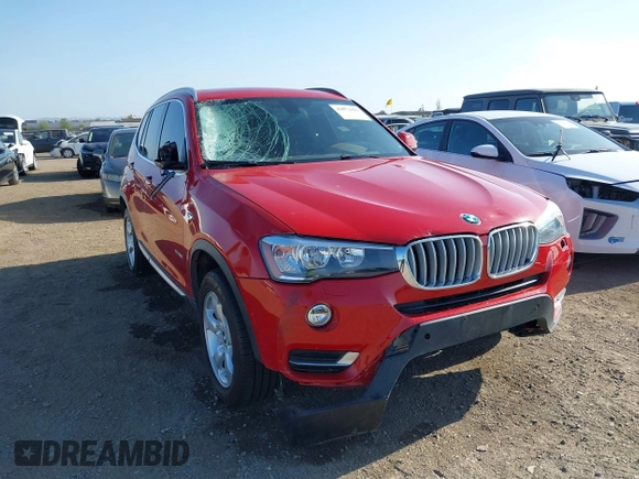 2016 BMW X3 xDrive28i with VIN 5UXWX9C53G0D95157, listed as a IAAI auction lot 42072656 with 61,533 mi miles and . Bid and sale history available at DreamBid. Image 6.
