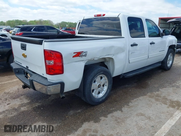 2013 Chevrolet Silverado 1500 LT with VIN 3GCPKSE70DG185517, listed as a IAAI auction lot 42062395 with 173,083 mi miles and . Bid and sale history available at DreamBid. Image 4.