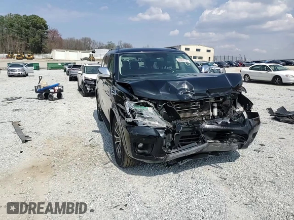2019 Nissan Armada SL with VIN JN8AY2ND8K9092742, listed as a Copart auction lot 48967225 with 91,245 mi miles and Salvage Title. Bid and sale history available at carsss.com. Image 11.