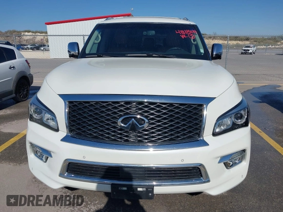 2016 Infiniti QX80 z VIN JN8AZ2NC2G9400211, wystawiony jako IAAI lot #41818944 z przebiegiem 108 206 mil mil oraz . Historia ofert i sprzedaży dostępna na DreamBid. Obrazek 6.