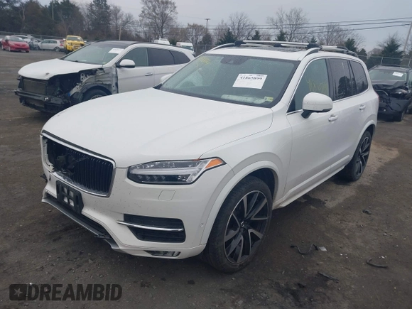 2018 Volvo XC90 Momentum with VIN YV4A22PK4J1321548, listed as a IAAI auction lot 41865899 with 122,568 mi miles. Bid and sale history available at carsss.com. Image 2.