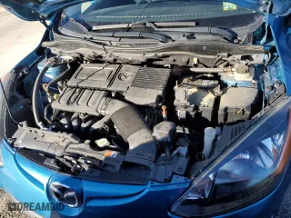 2012 Mazda Mazda2 Sport with VIN JM1DE1KZ6C0142958, listed as a Copart auction lot 74928544 with 66,091 mi miles and Non Repairable. Bid and sale history available at carsss.com. Image 11.